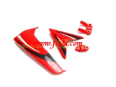 TAIL DECORATE BLADES & SUPPORT PIPE EGOFLY LT-712 HAWKSPY RC HELICOPTER PARTS 