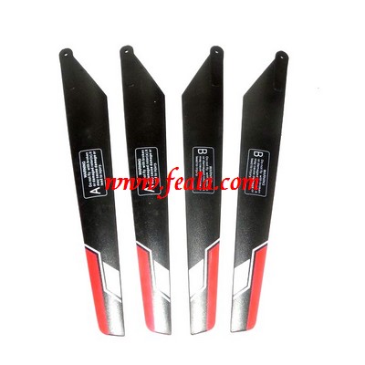 SPARE PART FOR YD-912 Black Chivalay rc helicopter Main Rotor Blade B